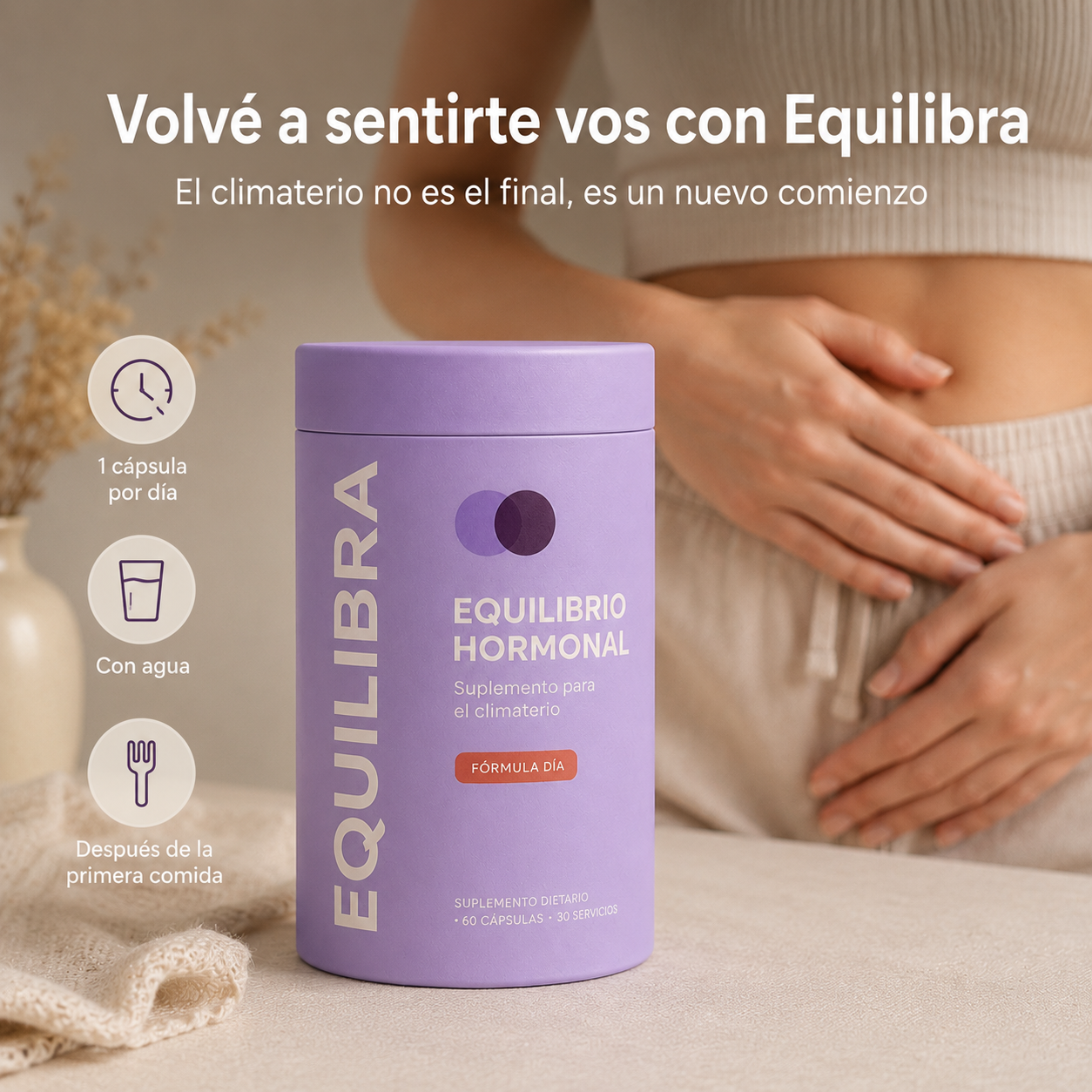 Equilibra - Combo Día y Noche para el Climaterio | Equilibrio Hormonal